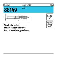 Diverse Stockschraube R 88149 Typ 23 E M 6 x 160 A 2 A 2