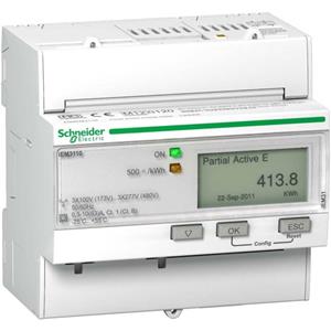 Schneider Electric A9MEM3110 E-teller Digitaal 63 A Conform MID: Ja 1 stuk(s)