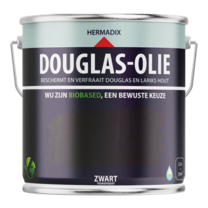 Hermadix Douglas Olie Zwart 2,5 L