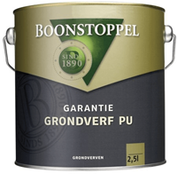 Boonstoppel garantie grondverf pu wit 2.5 ltr