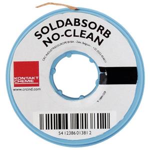 kontaktchemie Kontakt Chemie SOLDABSORB Desoldeerdraad Lengte 1.5 m Breedte 2.5 mm In vloeimiddel gedrenkt