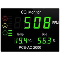 PCE Instruments PCE-AC 2000 CO₂-meter Temperatuur, Vochtigheid, Koolstofdioxide