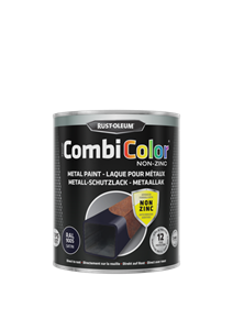 Rust-oleum combicolor non zinc satin ral 9005 0.75 ltr