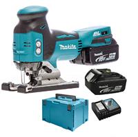 Makita DJV181RMJ 18V Li-Ion Accu decoupeerzaag set (2x 4.0Ah accu) in Mbox - T-greep - variabel - koolborstelloos