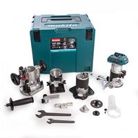 Makita DRT50ZJX3 18V Li-Ion accu bovenfrees / kantenfrees / trimmer body in Mbox