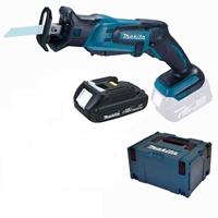 Makita DJR183Y1J 18V Li-Ion accu reciprozaag body + (1x 1.5Ah accu) in Mbox - snelwissel