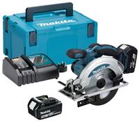 Makita DSS610RTJ 18V Li-Ion Accu cirkelzaag set (2x 5.0Ah accu) in Mbox - 165mm