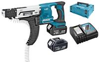 Makita DFR550RMJ 18V Li-Ion accu schroefautomaat / bandschroefmachine set (2x 4.0Ah accu) in Mbox - 25-55mm