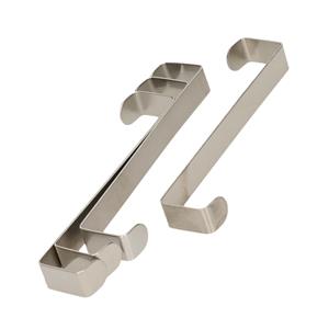 4x Rvs Deurhaken/ophanghaken 8,5 X 1 Cm - Kapstokhaken