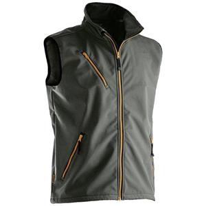 Jobman J7502-dunkelgrau-XXXL Softshell vest Softshell Jacket Light Maat: XXXL Donkergrijs