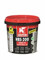 Griffon HBS-200 Rubber Tix coating - water en luchtafdichtend -pot 1 l - zwart