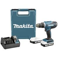 Makita DF488D002 Akku-Bohrschrauber 18V 1.5Ah Li-Ion inkl. 2. Akku, inkl. Ladegerät, inkl. Koffer