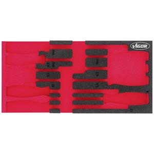 Vigor V5068-L V5068-L Schaumstoffeinlage (L x B) 393mm x 188mm