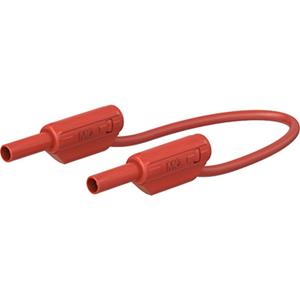 Stäubli SLK205-K Sicherheits-Messleitung [2mm Sicherheits-Stecker - 2mm Sicherheits-Stecker] 1.00m