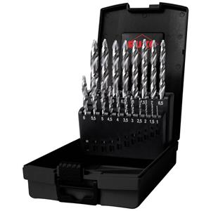RUKO 259214RO HSS-G Spiralbohrer-Set 19teilig DIN 338 Dreiflächenschaft 1 Set