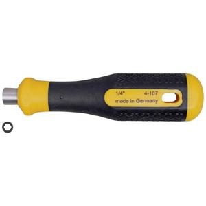 bernsteintools Bernstein Tools 4-107 Schraubendrehergriff mit 1/4 Zoll Bitmagnethalteraufnahme 120mm 1/4