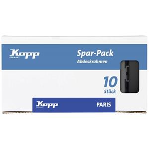 Kopp Rahmen Abdeckung Paris Schwarz (matt) 402050016