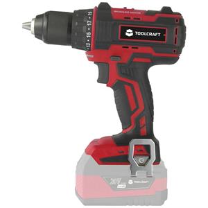 TOOLCRAFT TO-7427322 Accu-schroefboormachine 20 V Li-ion Brushless, Zonder accu