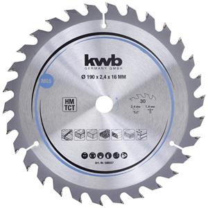 Kwb 586557 Hartmetall Kreissägeblatt 184 x 16mm 1St.