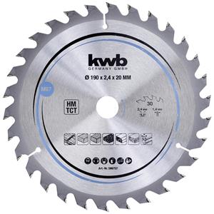 Kwb 586757 Hartmetall Kreissägeblatt 190 x 20mm 1St.