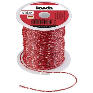 Kwb 925120 Maurerschnur 1,2mm Rot 100m