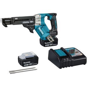 Makita DFR551RTJ LXT 18V Schroefautomaat 25-55mm met 2x5,0Ah Accu en Snellader in Doos