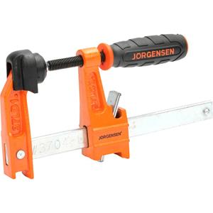 JORGENSEN 10 cm lichte staalklem voor zware lasten  2391322 Spanbreedte (max.):100 mm Afmeting, lengte: 195 mm Afm. werkbereik:100 mm