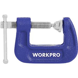 WorkPro 2465024 25 mm C-klem Spanbreedte (max.):25 mm Afmeting, lengte: 71 mm Afm. werkbereik:25 mm