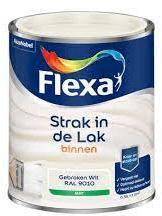 Flexa strak in de lak mat watergedragen wit 0.25 ltr