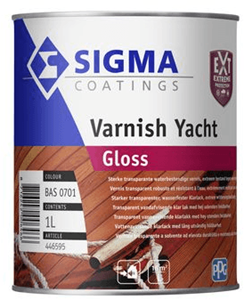 Sigma varnish yacht gloss sb 2.5 ltr