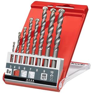 Kwb 39800 Stein-Spiralbohrer-Set 8teilig 3 mm, 10mm 8St.