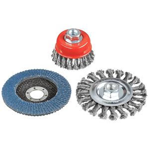 Kwb Drahtbürsten-Set für Winkelschleifer 597510 3St.