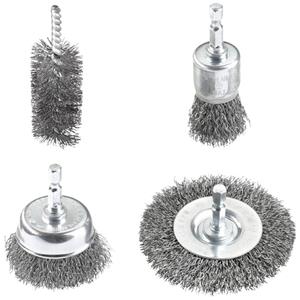Kwb Drahtbürsten-Set für Bohrmaschinen 597530 4St.