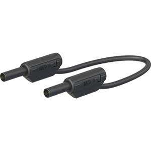 Stäubli SLK205-K Sicherheits-Messleitung [2mm Sicherheits-Stecker - 2mm Sicherheits-Stecker] 1.00m