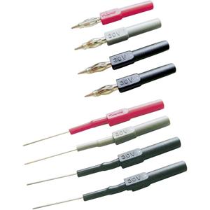 Fluke TAS90 Sicherheits-Messleitung [Stecker 4mm - Buchse 4 mm] Rot, Grau, Schwarz 1St.