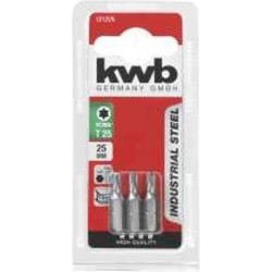 KWB Bit Torx 10 - 25 Mm Industrial Steel - 3 Stuks