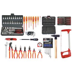 KS Tools Premium Max Elektriker-Werkzeugkoffer, 195 Teile, mutifunktional