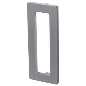 Storemax Basic schuifdeur handgreep recht vierkant 2 stuks