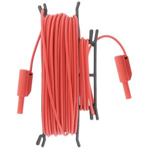 Metrel A 1640 Sicherheits-Messleitung [Bananenstecker 4mm - Bananenstecker 4 mm] 20m Rot 1St.