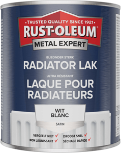 Rust-oleum metal expert radiator lak gloss wit 0.4 ltr spuitbus