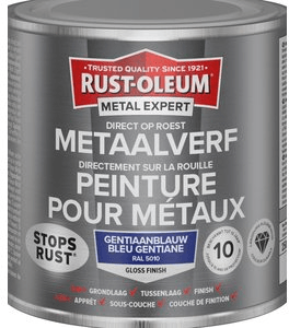 Rust-oleum metal expert metaalverf gloss ral 9010 0.75 ltr