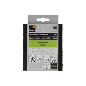 Praxis Sencys Schuurspons P60 120x98x13mm 2st