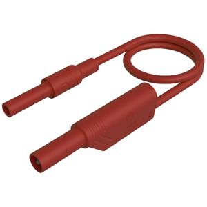 skshirschmann SKS Hirschmann MAL S WS-B 50/2,5 rot Veiligheidsmeetsnoer [4mm-veiligheidsstekker - 4mm-veiligheidsbus] 50 cm Rood 1 stuk(s)