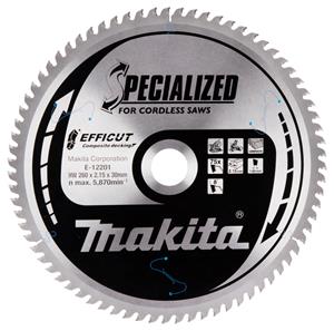 Makita E-12201 Afkortzaagblad WPC | Mtools