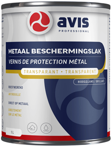 Verfijn avis metaal beschermingslak aqua mat 0.25 ltr