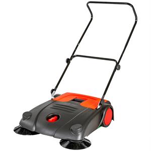 tectake Handkehrmaschine »Handkehrmaschine 70 cm Kehrbreite«, höhenverstellbar