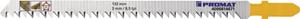 Promat Decoupeerzaagblad | totale lengte 132 mm | tandverdeling 3 mm | HCS | 5 stuks / kaart - 4000814671 - 4000814671