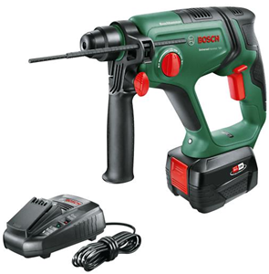 Bosch and Garden Universal Hammer -Accu-boorhamer 18 V 4.0 Ah Li-ion Incl. accu, Incl. lader, Incl. koffer