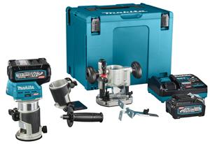 Makita RT001GM205 Akku-Multifunktionsfräse inkl. Akku, inkl. 2. Akku, inkl. Ladegerät