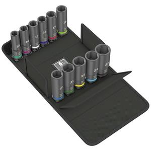 Wera Impaktor Deep Set 1 05004841001 Dopsleutelinzetset 1/2 11-delig